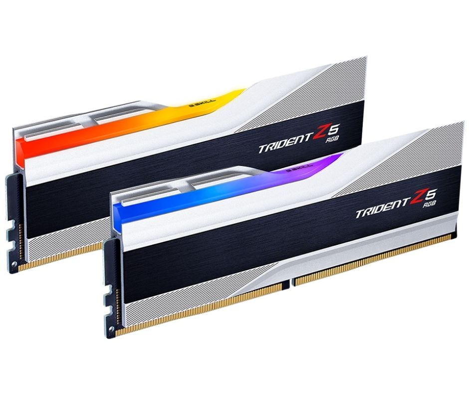 כרטיס זיכרון G.Skill DDR5 F5-6000U3636E16GX2-TZ5RS 2x16GB 6000MHz RGB Silver