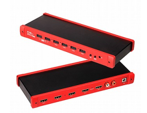קופסת מיתוג HSV524 KVM Multi Viewer איכותי
