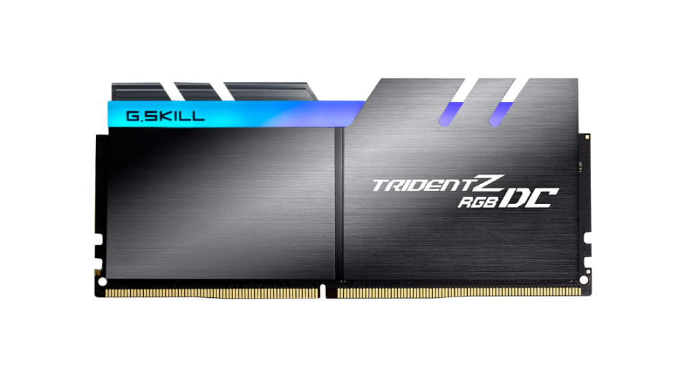 זכרון איכותי למחשב נייח G.Skill DDR4 F4-3200C14D-64GTZDC 2x32GB 3200MHz TridentZ RGB DC