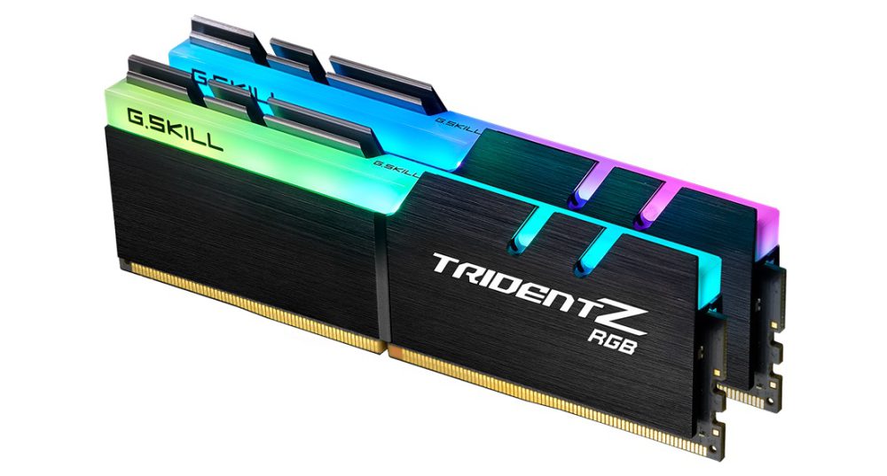 זכרון איכותי למחשב נייח G.Skill DDR4 F4-4400C18D-16GTZR 2x8GB 4400MHz TridentZ RGB