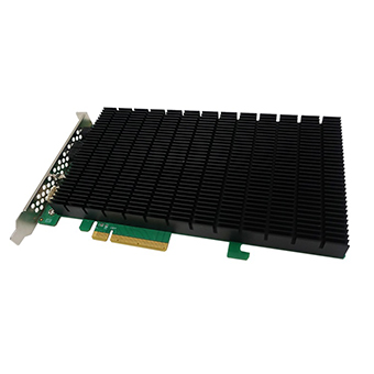 בקר HighPoint Driverless SSD6204A 4xM.2 NVMe PCi3.0 Raid 0