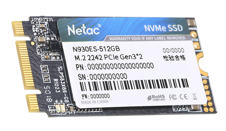 כונן פנימי NeTac SSD N930ES 2242 NVMe 512GB