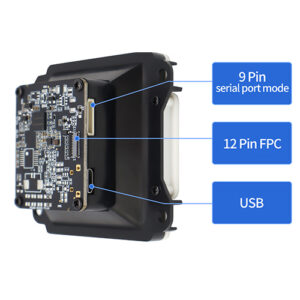 סורק ברקוד GT-770H בעיצוב קומפקטי על דלפק חנות