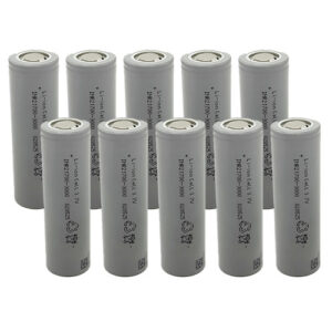 מארז 10 סוללות נטענות Sunpower 21700 3000mAh