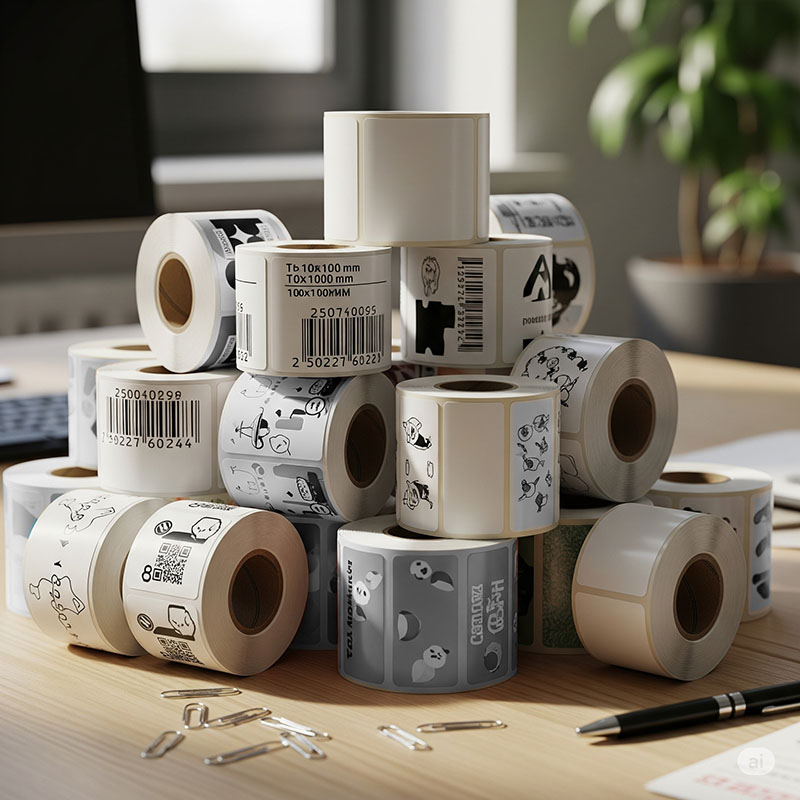 10 גלילי מדבקות נייר טרמי למדפסת 100/150 מ״מ - המדריך המלא