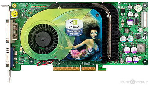 XFX PV-T42G-UAF7 GF-6800GS 256MB DDR3 PCI-E TV-OUT DVI-OUT