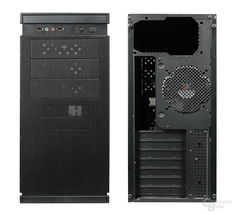 Xigmatek Asgard III MIDI Pure Black+Window w/o PSU Case – תמונה 3