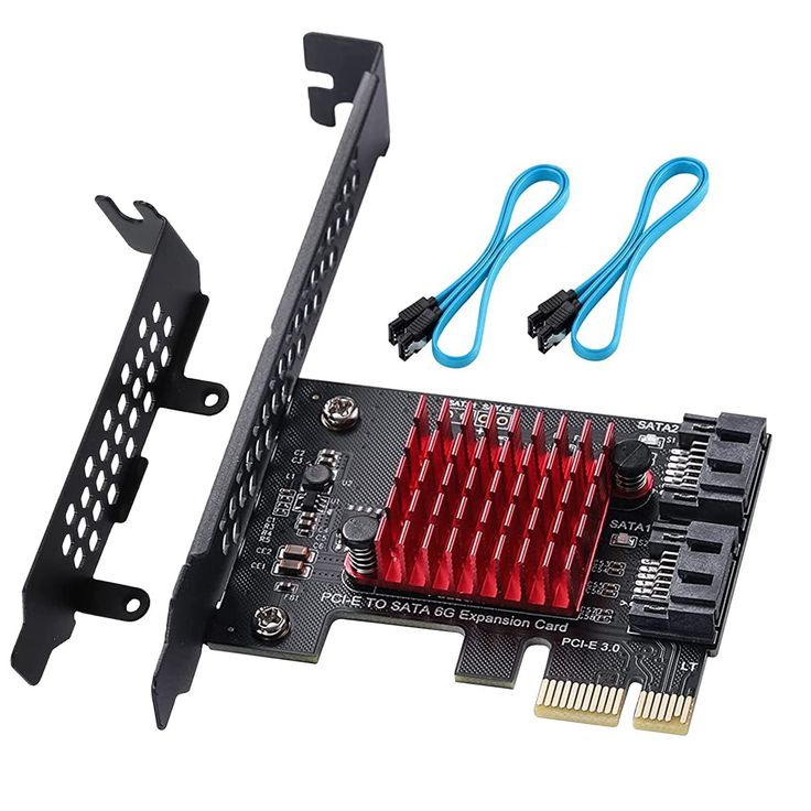 בקר JMICRON JMB582 PCIEx1 to 6 SATA 3.0 Controler – תמונה 3