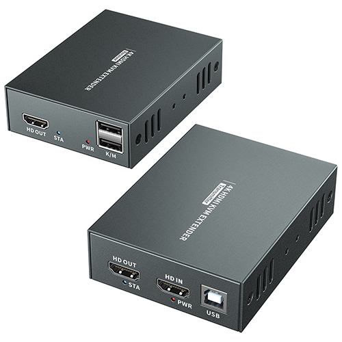 מאריך טווח PWAY HT249HK 4K 60HZ HDMI Extender 60m CAT5e/CAT6