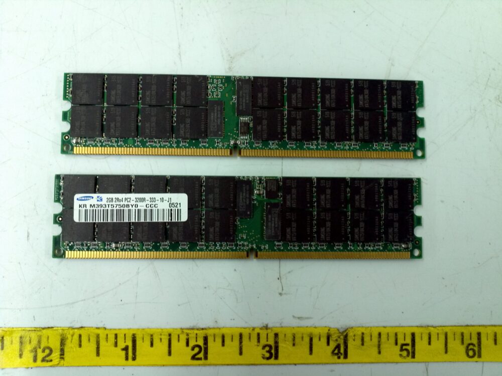 Samsung M393T5750BS0-CCC DDR2 2GB 400MHz PC2-3200  ECC Reg