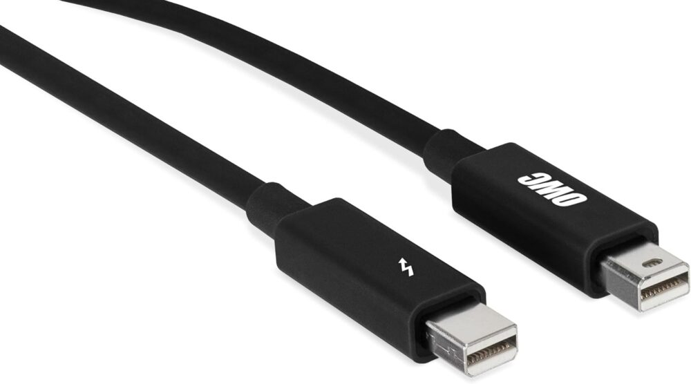 כבל 0.5Meter OWC Thunderbolt Cable - Black