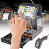 מסך מגע 15"  ומחשב   POS JJ-3000C שחור