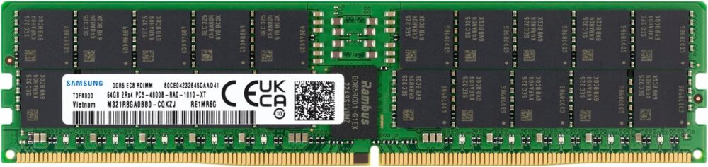 SAMSUNG DDR5 M321R8GA0EB2-CWM 64GB 5600Mhz ECC REG