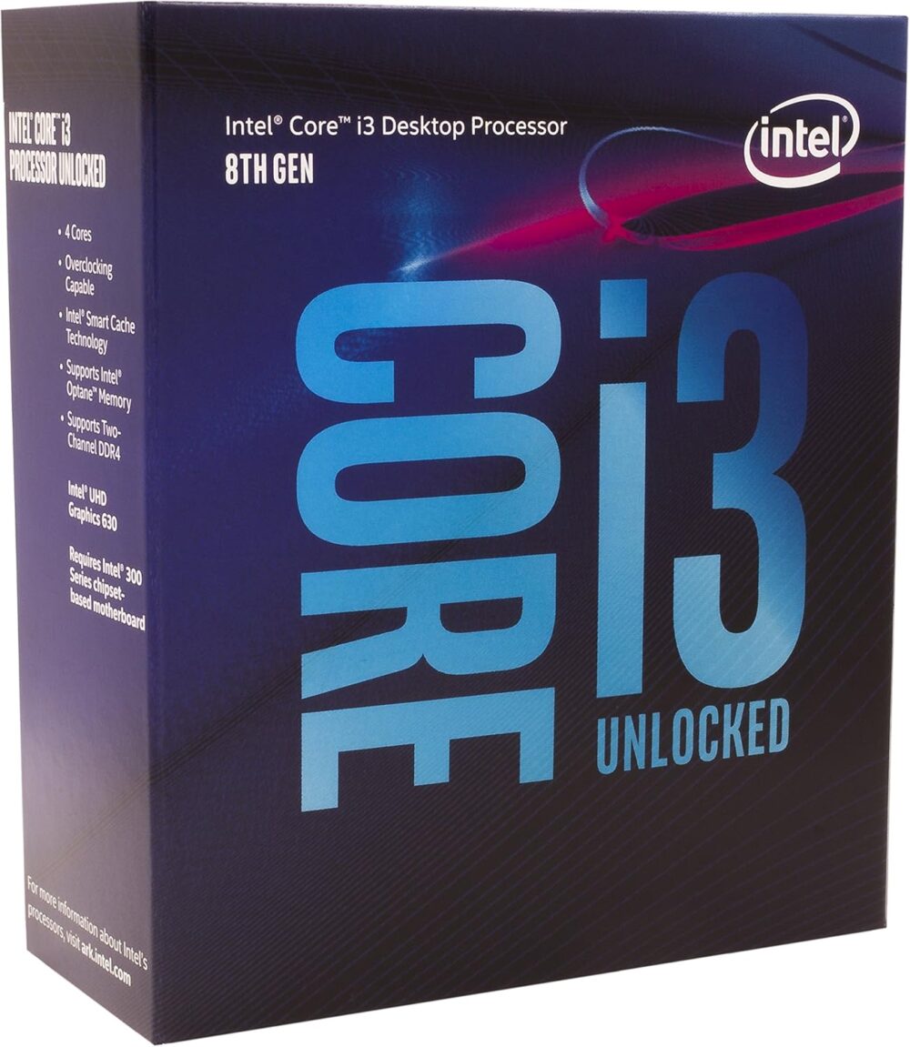 מעבד Intel Core i3-8100 3.6Ghz BOX