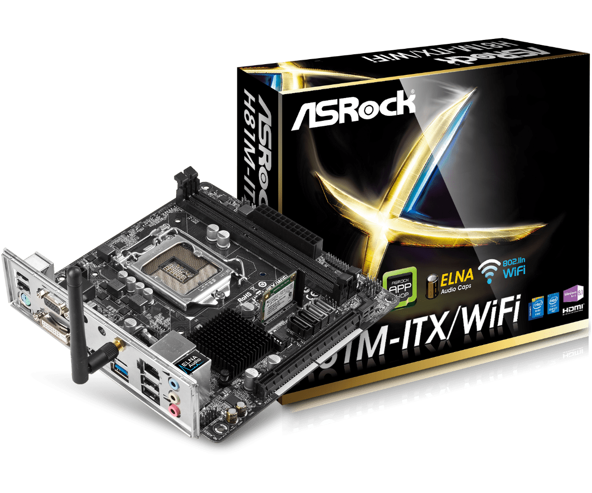 ASROCK H81M-ITX VGA/HDMI/SATA3/USB3 – תמונה 2
