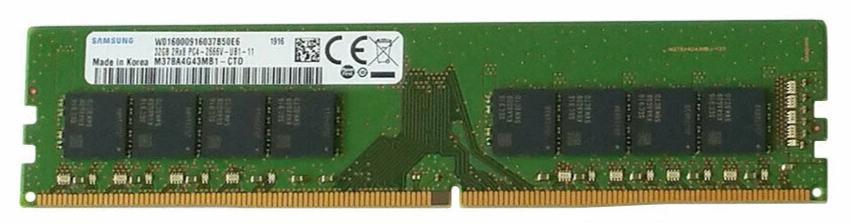 SAMSUNG M378A4G43MB1-CTD 32GB 2666Mhz UDIMM 2Rx8