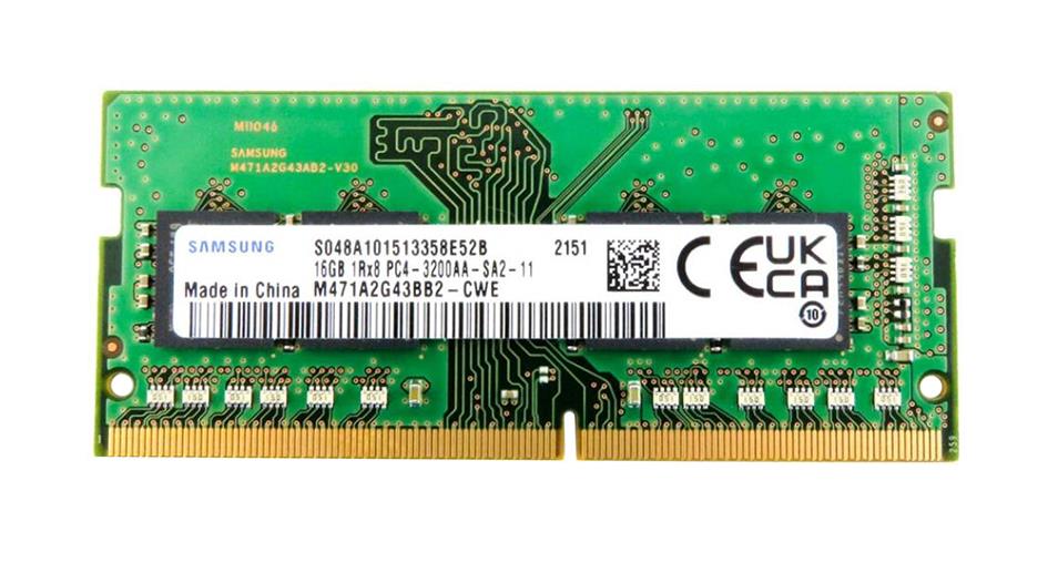 SAMSUNG M474A2K43DB1-CWE 16GB 3200Mhz 2Rx8 SODIMM ECC