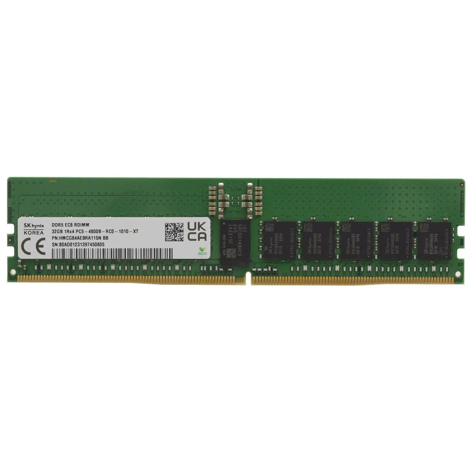 ⁦HYNIX DDR5 HMCG94AEBRA109N 64GB 4800Mhz 2Rx4 ECC REG⁩ – תמונה ⁦3⁩