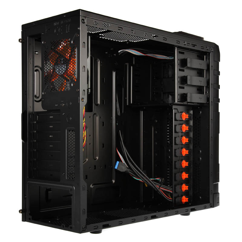 Xigmatek Asgard III MIDI Pure Black+Window w/o PSU Case – תמונה 2