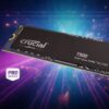 Crucial CT1000T500SSD8 SSD 1TB T500 NVME M.2 PCIe Gen4