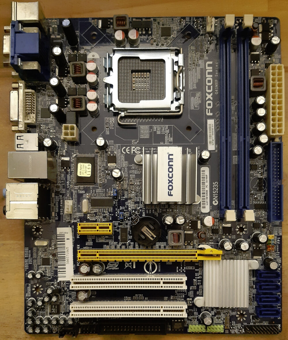 Foxconn G41MXP G41 LGA775 DDR3 m.ATX VGA/DVI