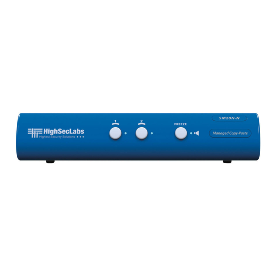 סוויץ Highseclabs SM40N-M Secure 4 port KVM Switch – תמונה 3