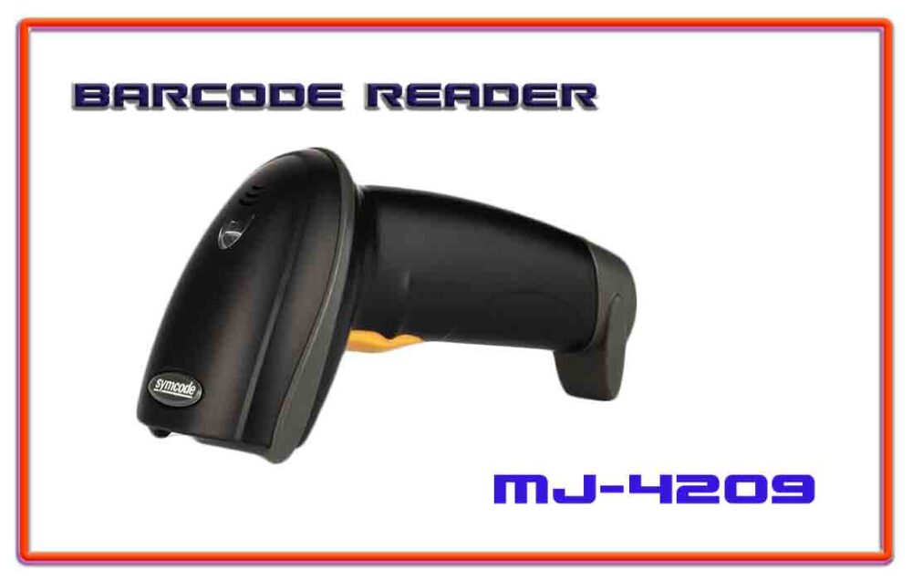 LASER BARCODE READER MJ-4209 Black