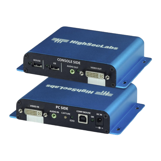 סוויץ Highseclabs SM40N-M Secure 4 port KVM Switch