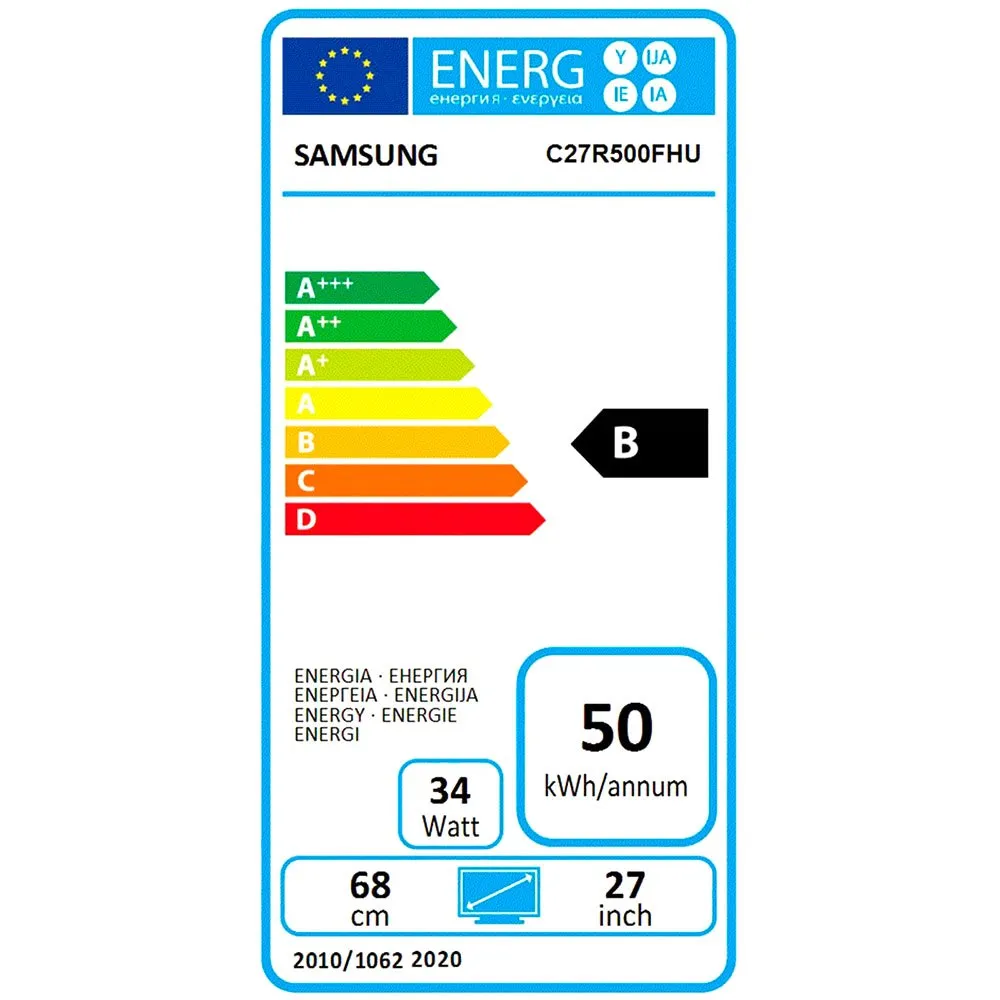 מסך לבן Samsung 27" C27F391FH LED White