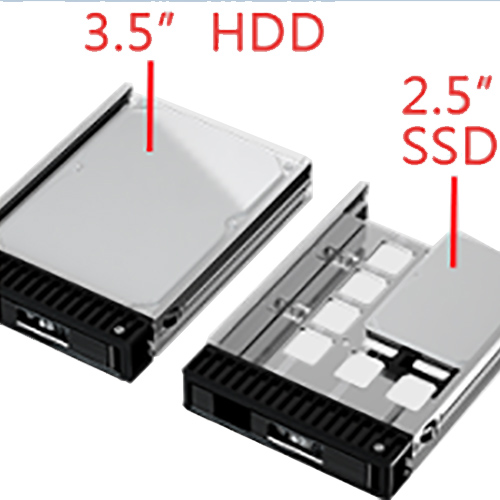 מגירה לדיסק שליף אלומינייום N-16TM SATA3 5.25 To 2.5-3.5