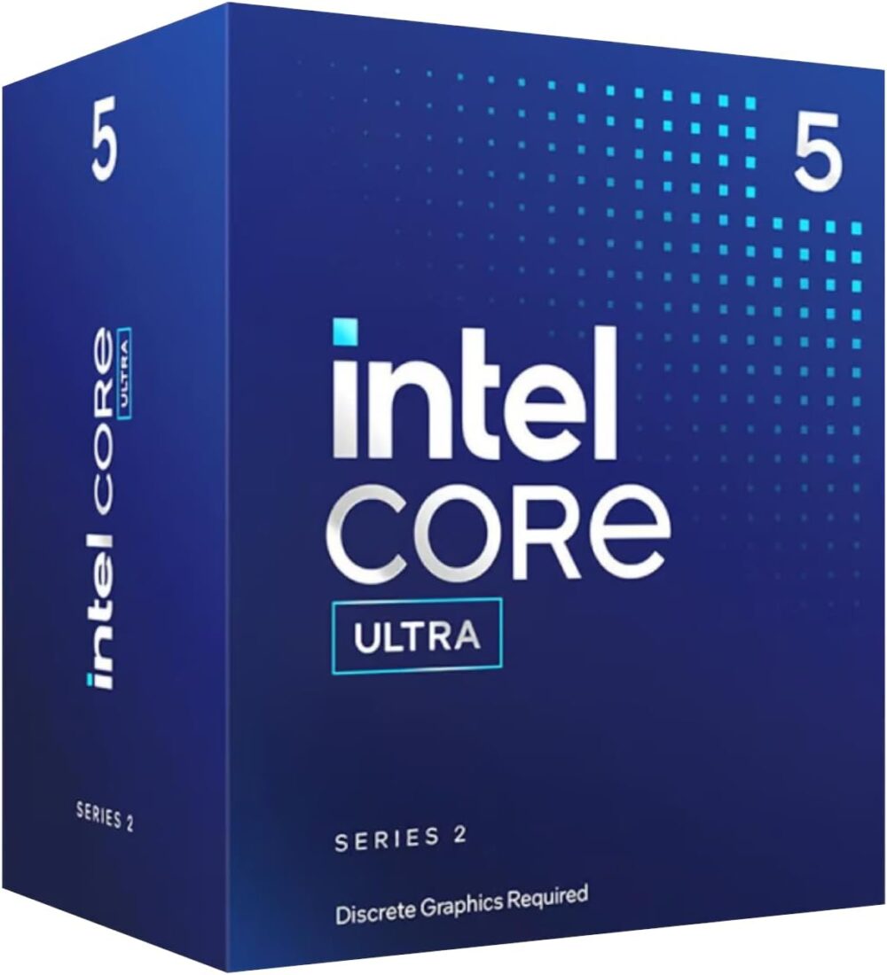 מעבד Intel ULTRA 5 225F Core:10 4.9Ghz 121W TRAY