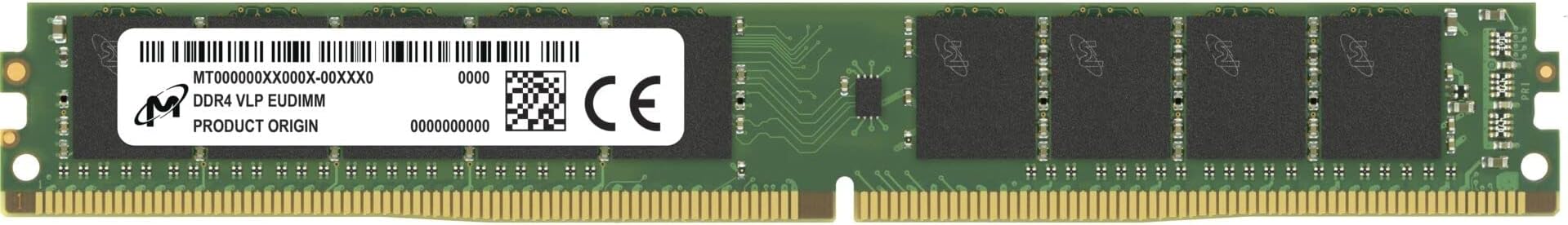 Micron MTA18ADF2G72AZ-3G2R1R 16GB 3200Mhz ECC 2R 16Chip – תמונה 3