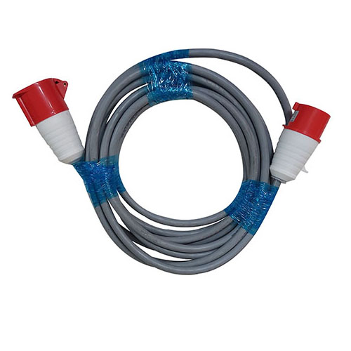 כבל מאריך חשמל 15 מטר 5x4 גמיש סיקון 3x16A 11KW