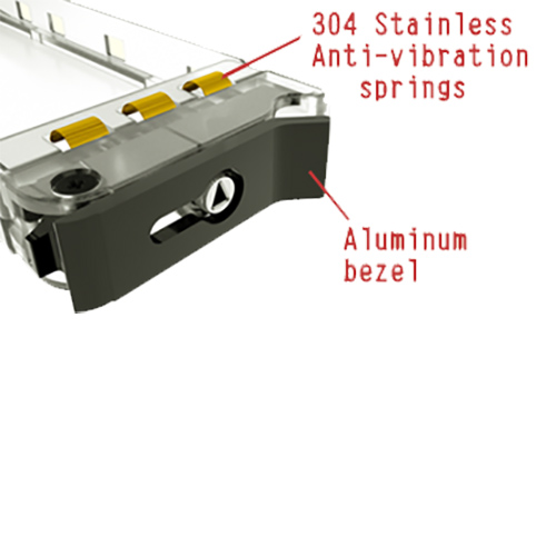מגירת אחסון VISION3 GM3-101M2r – מתאם בתא 3.5" לכונן M.2 NVMe SSD בחיבור Slimline SAS