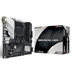 BioStar AMD B550M-Silver mATX HDMI+DVI+DP