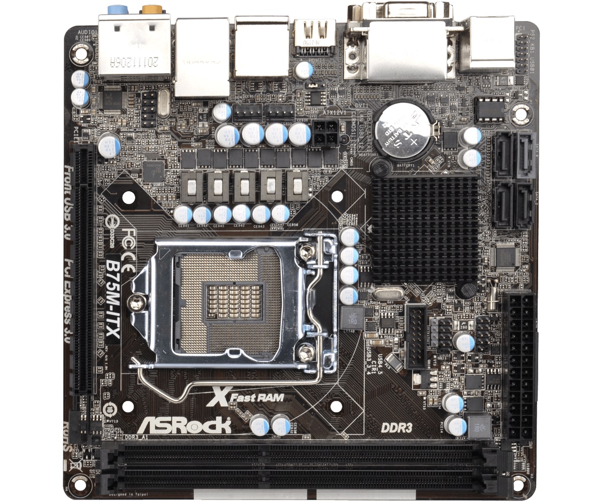 Asrock B75MITX ITX 1155 /SATA3/USB3 /HDMI