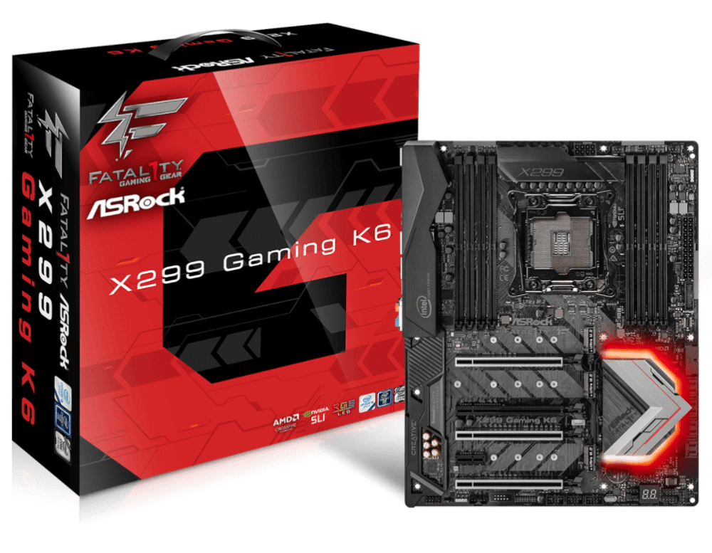 לוח אם למחשב ASROCK X299 Fatal1ty Gaming K6 Motherboard
