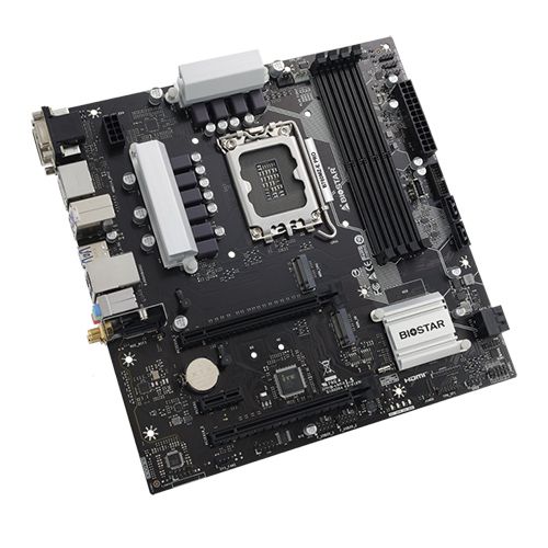 לוח אם BioStar B760MZ-E Pro DDR5 V6.0 VGA+DVI+HDMI+DP USB-C