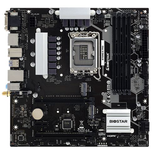לוח אם BioStar B760MZ-E Pro DDR5 V6.0 VGA+DVI+HDMI+DP USB-C