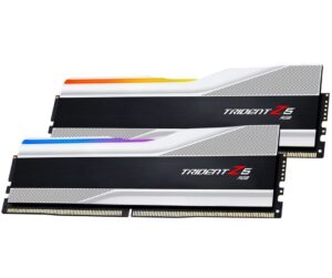 כרטיס זכרון G.Skill DDR5 F5-5600U3636C16GX2-TZ5RS 2x16GB 5600MHz RGB Silver