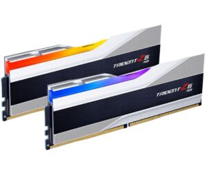 כרטיס זכרון G.Skill DDR5 F5-6000U4040E16GX2-TZ5RS 2x16GB 6000MHz RGB Silver