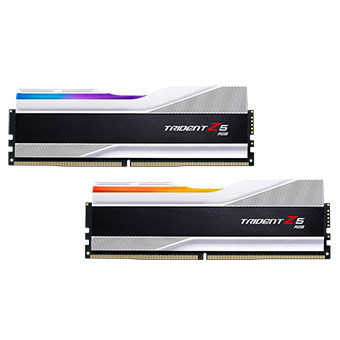 כרטיס זכרון G.Skill DDR5 F5-6000J4040F16GX2-TZ5RS 2x16GB 6000MHz RGB Silver