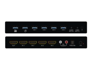 KVM SWITCH HSV524 4PC to 1xKVM 1080P MultiViewer