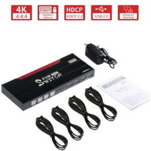 KVM SWITCH HSV581 4PC to 1xKVM 4K