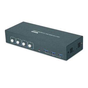 PWAY KVM PW-S7415H2 4PC in to 1PC 2 Displays 4K@60Hz USB3