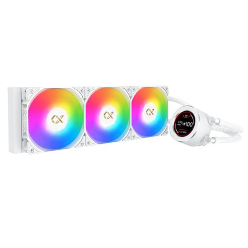 Xigmatek FROZR-O II ARCTIC White 360 ARGB Liquid Cooler LCD Punp