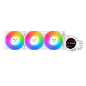 Xigmatek FROZR-O II ARCTIC White 360 ARGB Liquid Cooler LCD Punp