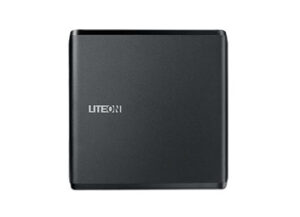 צורב חיצוני שחור איכותי LITEON External DVD-RW USB Ultra Slim DVD Writer eBAU108