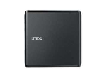 צורב חיצוני שחור איכותי LITEON External DVD-RW USB Ultra Slim DVD Writer eBAU108